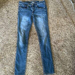 American eagle skinny jeans low rise
